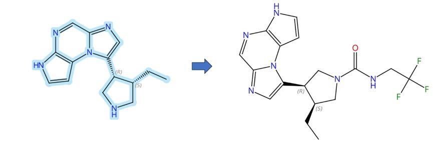 乌帕替尼杂质7制备乌帕替尼的路线图