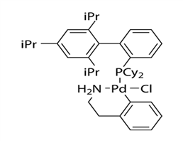 Chloro(2-dicyclohexylphosphino-2',4',6'-tri-i-propyl-1,1'-biphenyl)[2-(2-aminoethyl)phenyl] palladium(II) methyl-t-butylether adduct /XPhos Pd G1