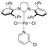 Dichloro-[1,3-bis(diisopropylphenyl)-2-imidazolidinylidene]-(3-chloropyridyl)palladium(II)