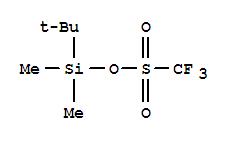 Molecular Structure of 69739-34-0 (Methanesulfonic acid,1,1,1-trifluoro-, (1,1-dimethylethyl)dimethylsilyl ester)