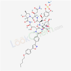 Molecular Structure of 208538-73-2 (Micafungin sodium)