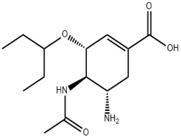 (3R,4R,5S)-4-acetamido-5-amino-3-(pentan-3-yloxy)cyclohex-1-ene-1-carboxylic acid