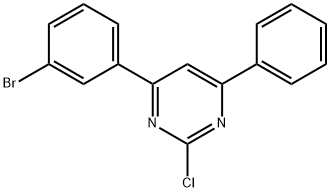 Pyrimidine, 4-(3-bromophenyl)-2-chloro-6-phenyl-