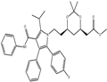 methyl 2-((4R,6R)-6-(2-(2-(4-fluorophenyl)-5-isopropyl-3-phenyl-4- (phenylcarbamoyl)-1H-pyrrol-1-yl)ethyl)-2,2-dimethyl-1,3-dioxan-4- yl)acetate pictures