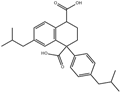 (1R,4R)-7-isobutyl-1-(4-isobutylphenyl)-1,2,3,4-tetrahydronaphthalene-1,4-dicarboxylic acid (1S,4S)-7-isobutyl-1-(4-isobutylphenyl)-1,2,3,4-tetrahydronaphthalene-1,4-dicarboxylic acid pictures