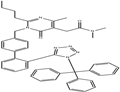 2-(2-butyl-4-methyl-6-oxo-1-((2'-(1-phenyl-1H-tetrazol-5-yl)-[1,1'-biphenyl]-4-yl)methyl)-1,6-dihydropyrimidin-5-yl)-N,N-dimethylacetamide compound wi