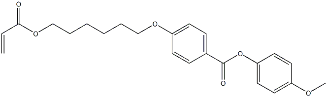 4-methoxyphenyl 4-((6-(acryloyloxy)hexyl)oxy)benzoate