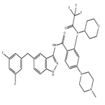 Benzamide, N-[5-[(3,5-difluorophenyl)methyl]-1H-indazol-3-yl]-4-(4-methyl-1-piperazinyl)-2-[(tetrahydro-2H-pyran-4-yl)(2,2,2-trifluoroacetyl)amino]- pictures