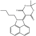 5-(1-Butylbenzo[cd]indol-2(1H)-ylidene)-2,2-dimethyl-1,3-dioxane-4,6-dione pictures