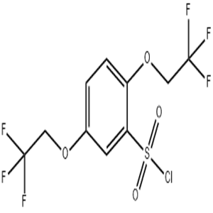 2,5-Bis(2,2,2-trifluoroethoxy)benzenesulphonyl chloride