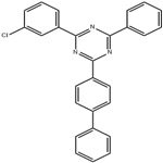 2-Biphenyl-4-yl-4-(3-chloro-phenyl)-6-phenyl-[1,3,5]triazine pictures
