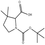 rac N-Boc-3,3-dimethyl-2-pyrrolidenecarboxylic Acid pictures