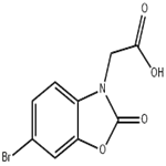 2-(6-bromo-2-oxo-2,3-dihydro-1,3-benzoxazol-3-yl)acetic acid pictures