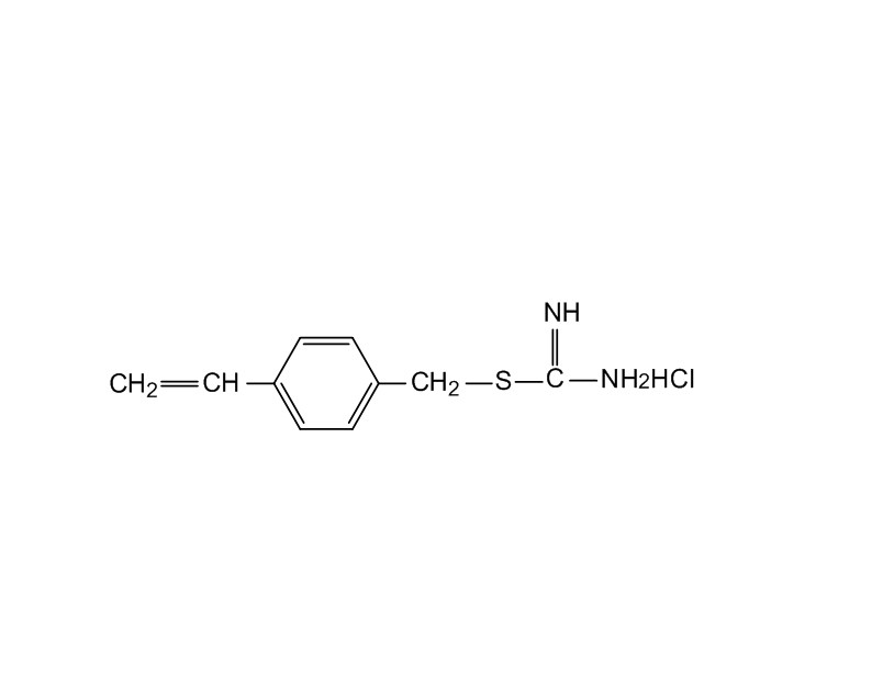 Carbamimidothioic acid, (4-ethenylphenyl)methyl ester, hydrochloride (1:1)
