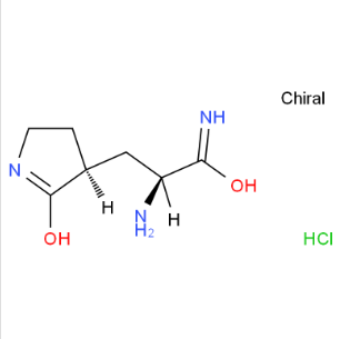  3-Pyrrolidinepropanamide, α-amino-2-oxo-, hydrochloride
