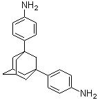 CAS # 58788-79-7, 1,3-Bis(4-aminophenyl)adamantane, 4,4'-Tricyclo[3.3.1.1(3,7)]decane-1,3-diylbisbenzenamine, 1,3-Bis(p-aminophenyl)adamantane