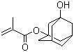 CAS # 115372-36-6, 3-Hydroxy-1-adamantyl methacrylate, 1,3-Adamantanediol monomethacrylate, 1-Methacryloyloxy-3-adamantanol, 2-Methyl-2-propenoic acid 3-hydroxytricyclo[3.3.1.1(3,7)]dec-1-yl ester