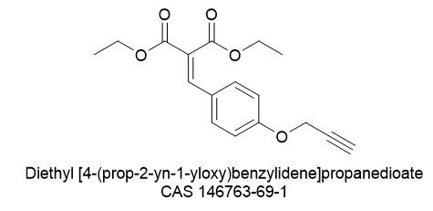 Diethyl [4-(prop-2-yn-1-yloxy)benzylidene]propanedioate