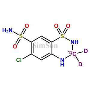 Hydrochlorothiazide-13C,D2