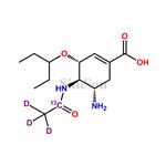 Oseltamivir Acid -13C D3