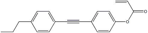 4-[2-(4-Propylphenyl)ethynyl]phenyl 2- propenoate