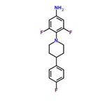 3,5-Difluoro-4-[4-(4-fluorophenyl)-1-piperidinyl]aniline pictures