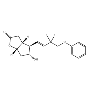 (3aR,4R,5R,6aS)-4-((E)-3,3-Difluoro-4-phenoxybut-1-en-1-yl)-5-hydroxyhexahydro-2H-cyclopenta[b]furan-2-one