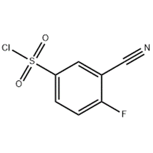 3-Cyano-4-fluorobenzenesulfonylchloride