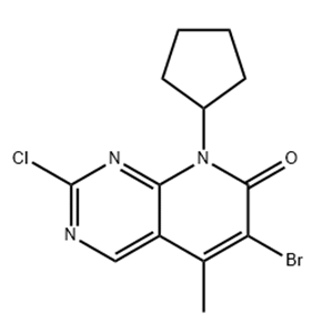 6-broMo-2-chloro-8-cyclopentyl-5-Methylpyrido[2,3-d]pyriMidin-7(8H)-one