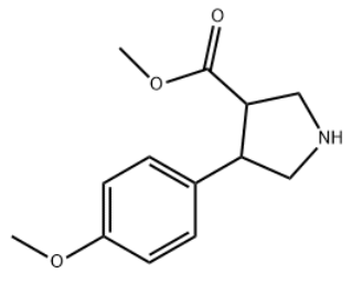 Trans-methyl 4-(4-methoxyphenyl)pyrrolidine-3-carboxylate