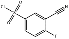 3-Cyano-4-fluorobenzenesulfonylchloride