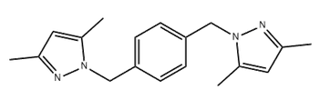 1,1'-(benzene-1,4-diyldimethylene)-bis(3,5-dimethyl-1H-pyrazole)