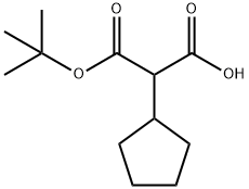 3-(tert-butoxy)-2-cyclopentyl-3-oxopropanoic acid