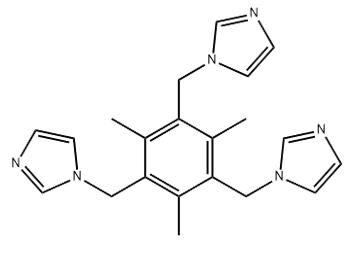 1,3,5-tris(N-imidazolylmethyl)-2,4,6-trimethylbenzene