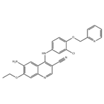 6-amino-4-(3-chloro-4-(pyridin-2-ylmethoxy)phenylamino)-7-ethoxyquinoline-3-carbonitrile