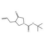 tert-Butyl 3-allyl-4-oxopyrrolidine-1-carboxylate pictures