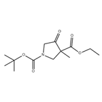  3-Methyl-4-oxo-1,3-pyrrolidinedicarboxylic acid 1-(tert-butyl) 3-ethyl ester pictures