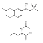 (S)-1-(3-Ethoxy-4-methoxyphenyl)-2-(methylsulfonyl)ethylamine N-acetyl-L-leucine salt pictures