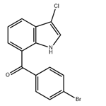 3-chloro-7-(4-bromobenzoyl)-indole