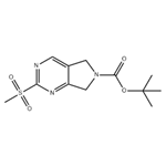 Tert-butyl 2-(methylsulfonyl)-5H-pyrrolo[3,4-d]pyrimidine-6(7H)-carboxylate pictures