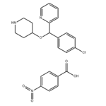 4-[(4-Chlorophenyl)-2-pyridylmethoxy]piperidine p-nitrobenzoic acid salt pictures