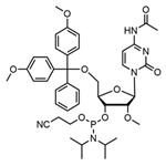 N-Acetyl-5'-O-(4,4-dimethoxytrityl)-2'-O-methylcytidine-3'-(2-cyanoethyl-N,N-diisopropyl)phosphoramidite pictures