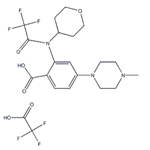 4-(4-methylpiperazin-1-yl)-2-[(tetrahydropyran-4-yl)(2,2,2-trifluoroacetyl)amino]benzoic acid trifluoroacetate pictures