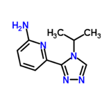 6-(4-isopropyl-4H-1,2,4-triazol-3-yl)pyridin-2-amine pictures