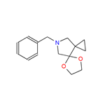 	5,8-Dioxa-10-azadispiro[2.0.4.3]undecane, 10-(phenylMethyl)-