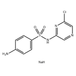 sodium N-(6-chloropyrazinyl)sulphanilamidate pictures