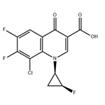  8-Chloro-6,7-difluoro-1-[(1R,2S)-2-fluorocyclopropyl]-1,4-dihydro-4-oxo-3-quinolinecarboxylic acid