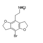 1-(8-Bromo-2,3,6,7-tetrahydrobenzodifuran-4-yl)-2-aminoethane hydrochloride