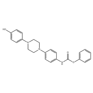 [4-[4-(4-Hydroxyphenyl)-1-piperazinyl]phenyl]carbamic acid phenyl ester