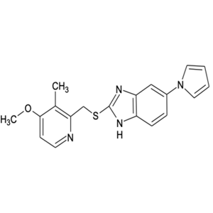2-[[(4-Methoxy-3-methyl-2-pyridinyl)methyl]thio]-6-(1h-pyrrol-1-yl)-1H-benzimidazole